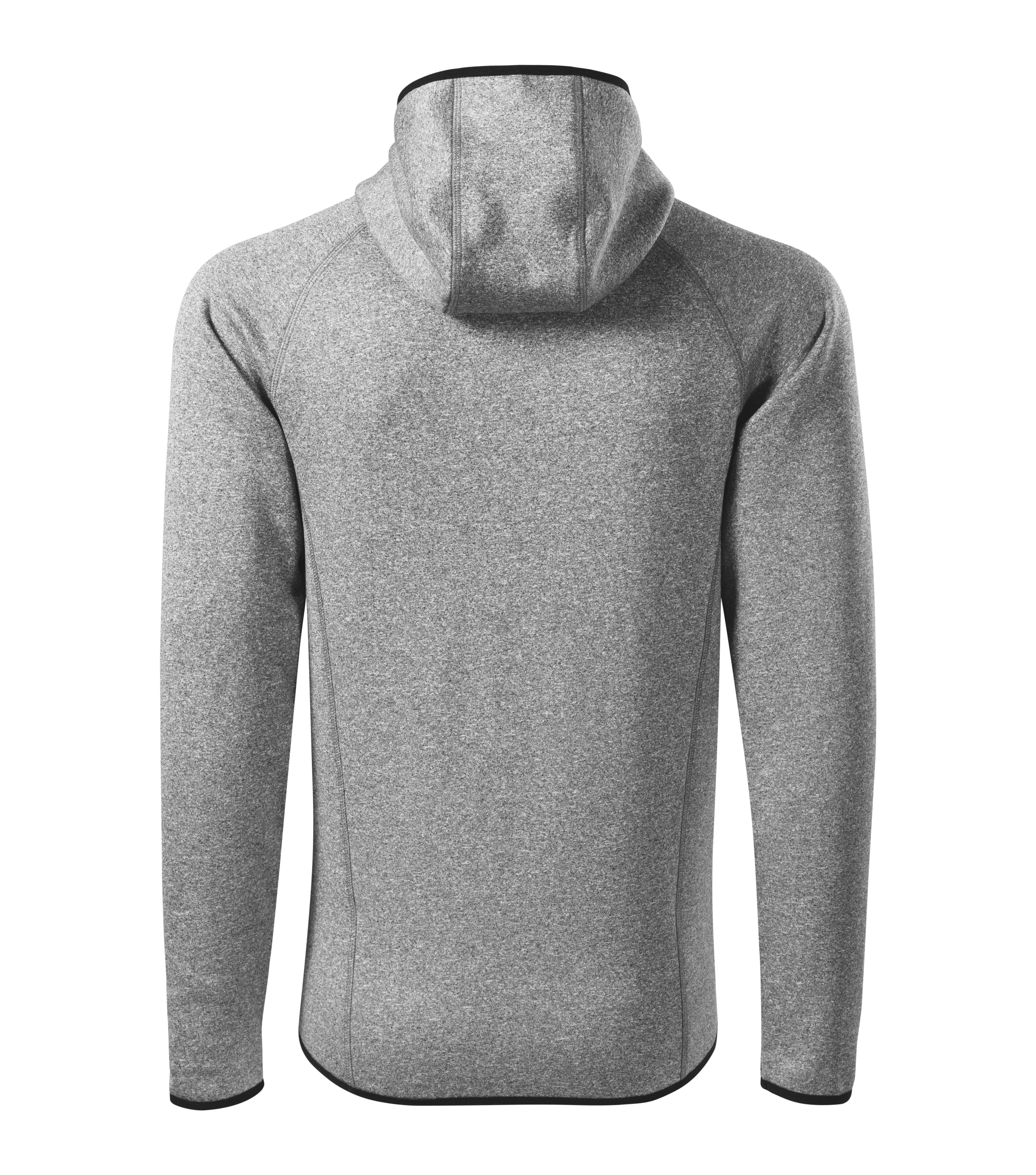 Marzium - Stretchfleece heren  95% polyester 5% elastaan - 417 in donker Grijs gemêleerd