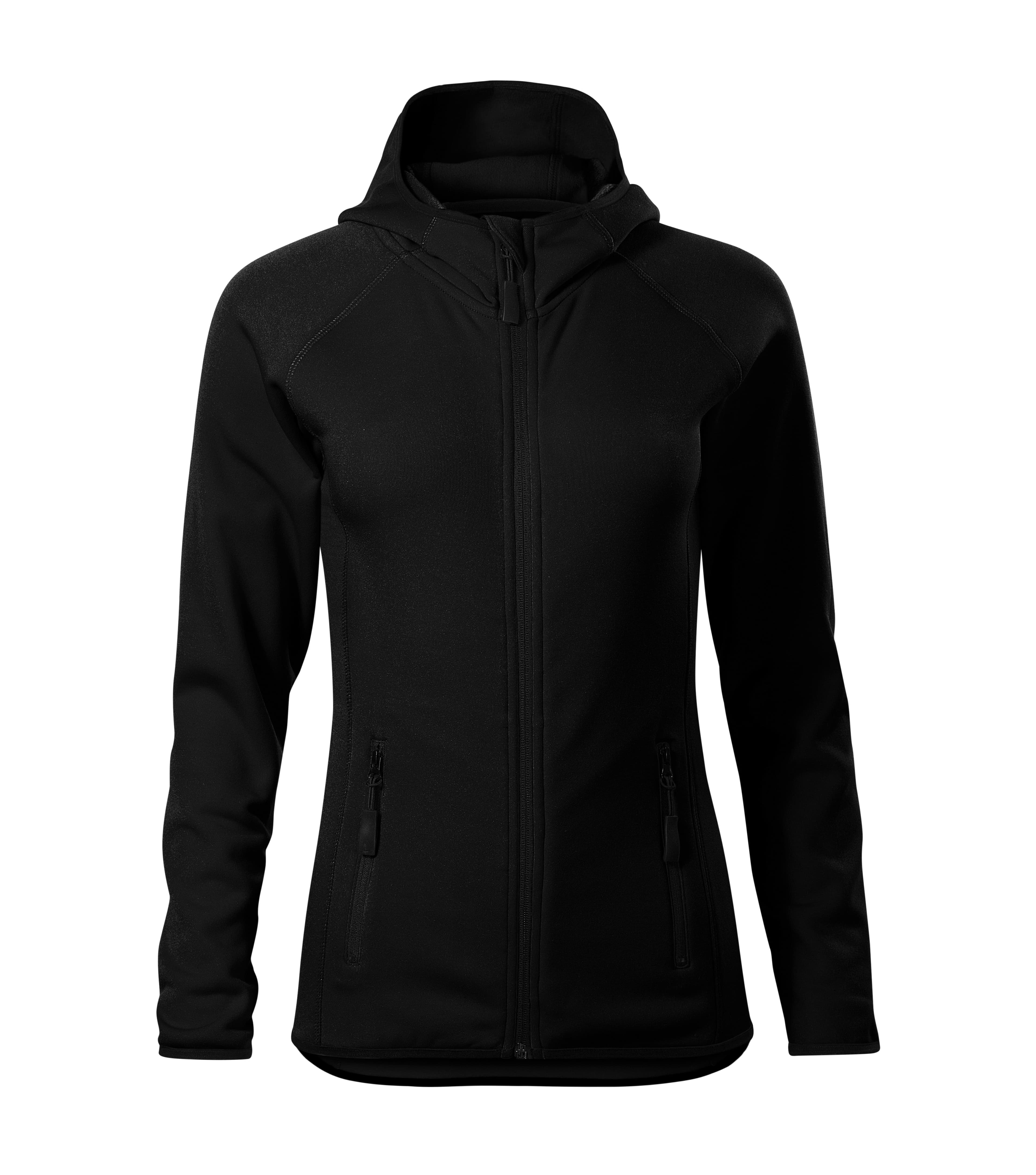 Vespera - Stretche Fleece dames 95% polyester 5% elastaan - 418 in Zwart