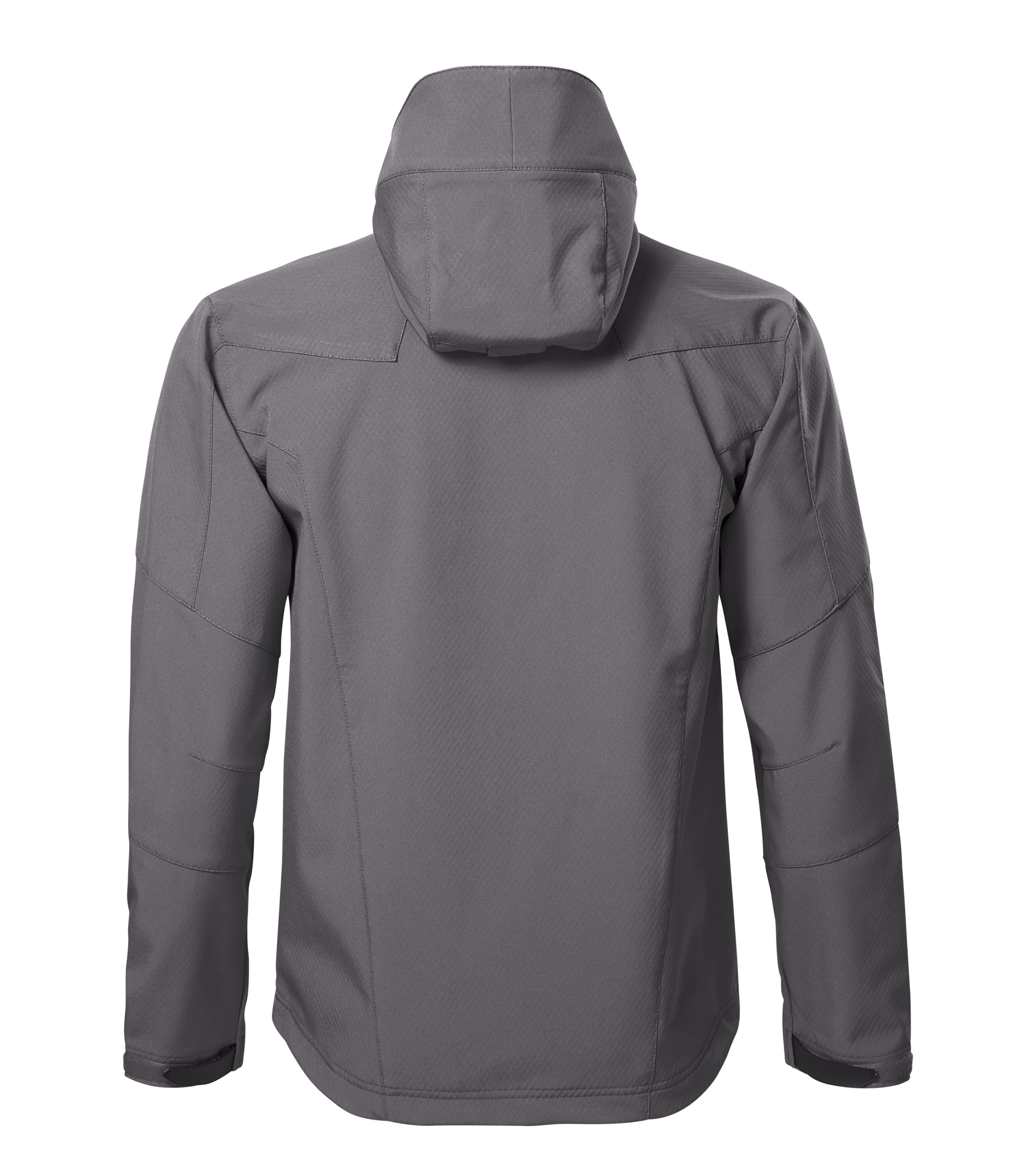 Zephyrline - Softshelljas heren 96% polyester 4% elastaan - 531 in staal Grijs