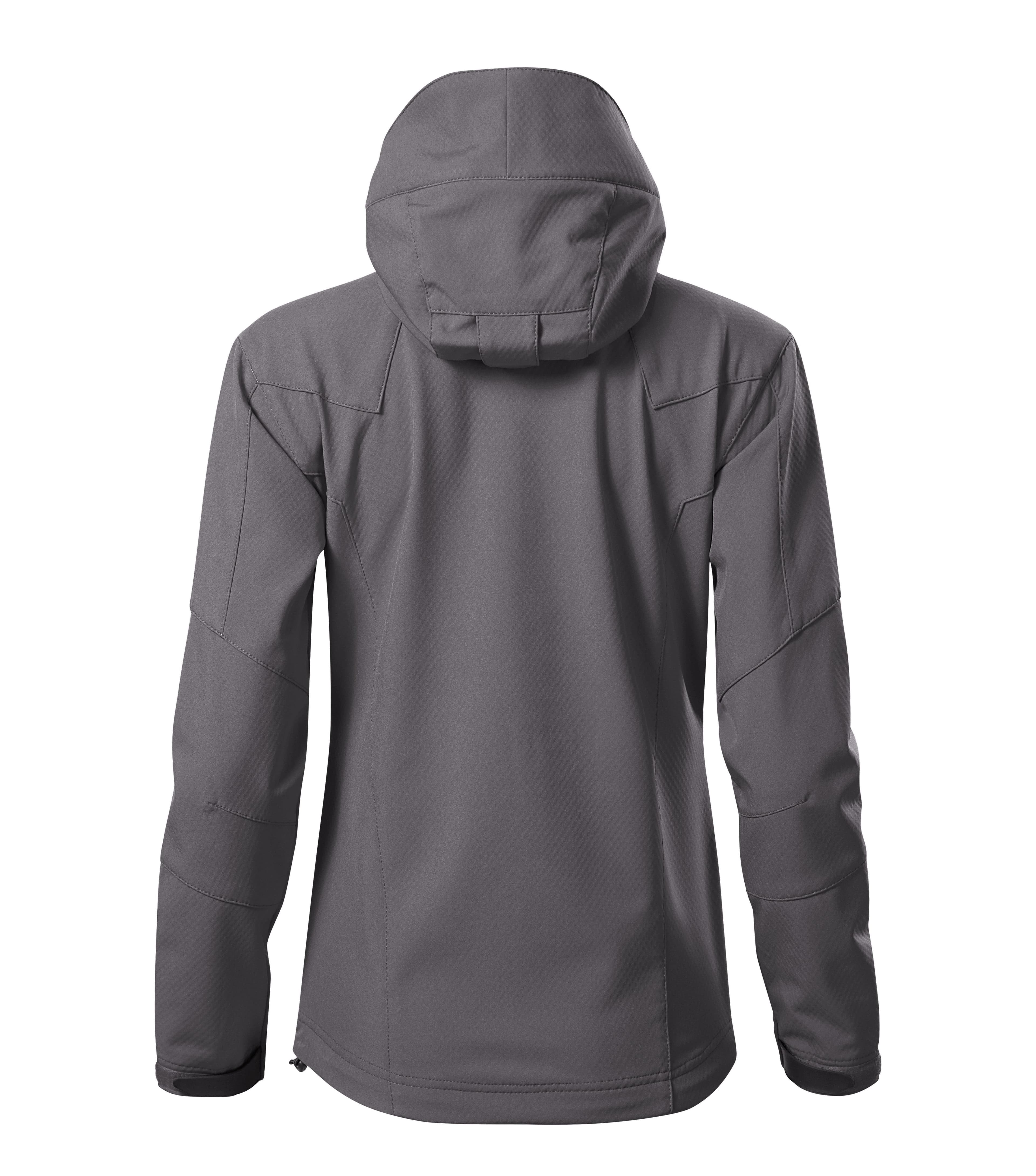 Aurelia Crest - Softshelljas dames 96% polyester 6% elastaan, nanotex, waterproof - 532 in staal Grijs