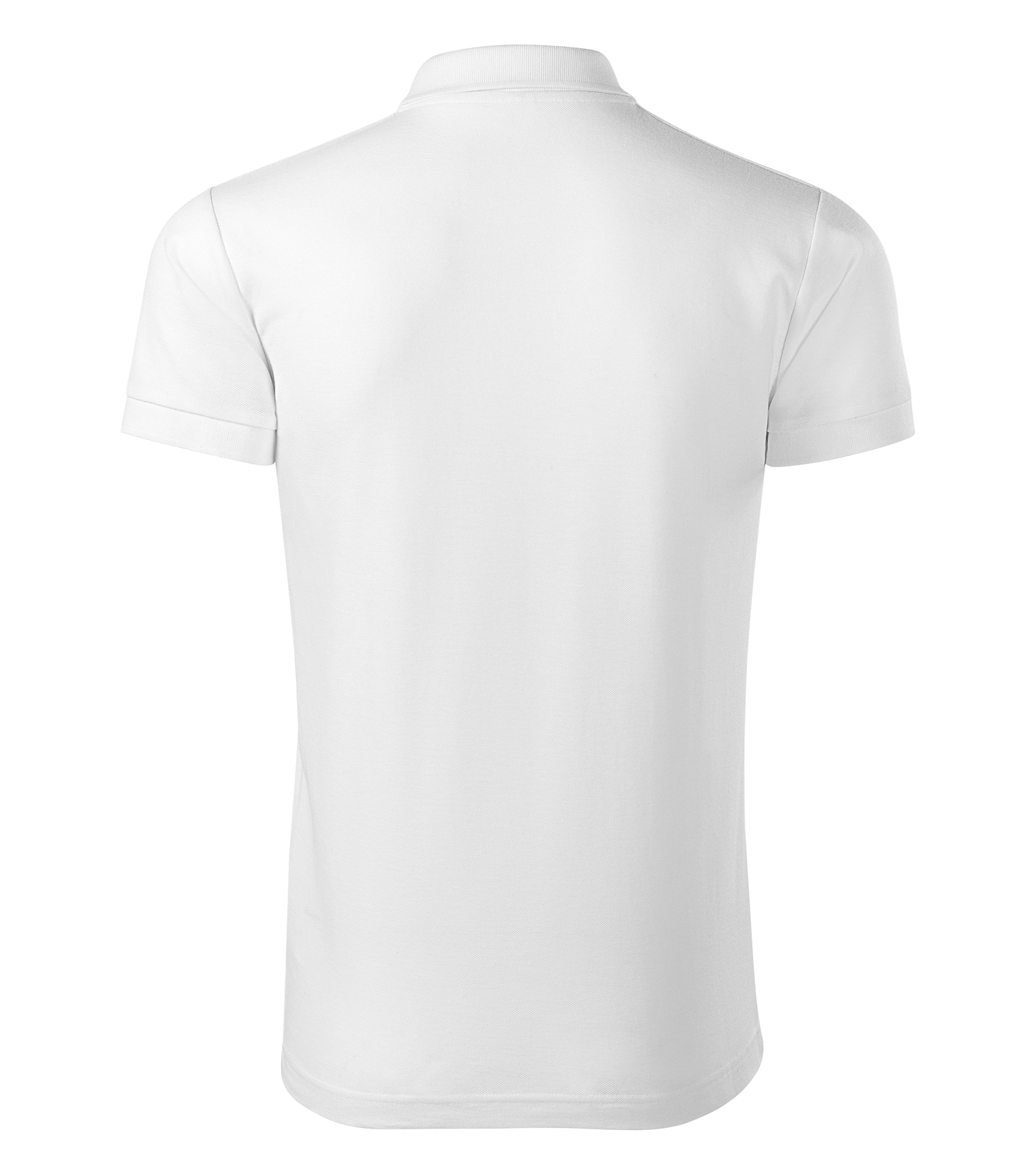 Basaltine - Poloshirt heren 65% katoen 35% polyester - P21 in wit