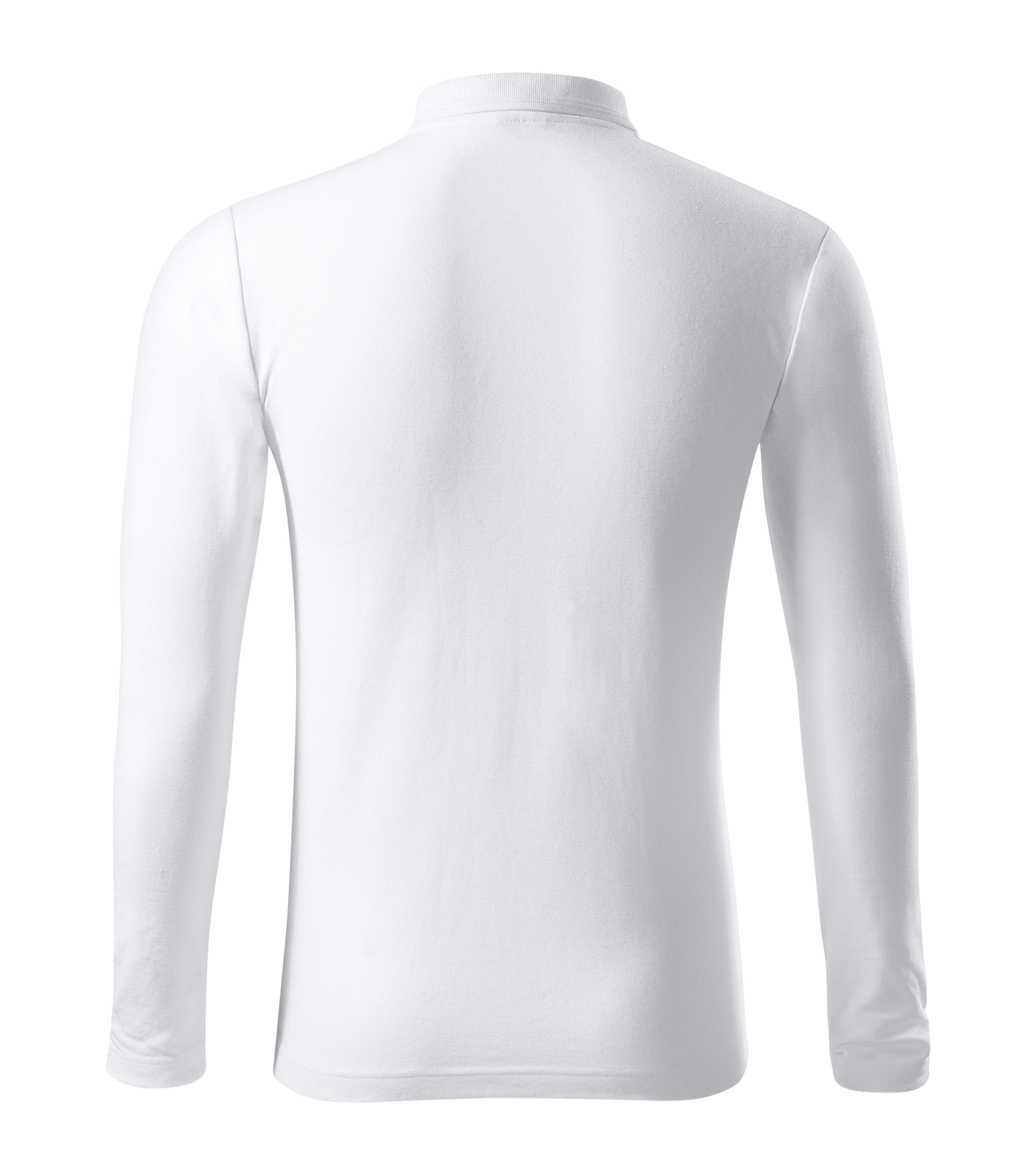 Helion Prime - Poloshirt heren 65% katoen 35% polyester (long sleeve)- 221 in wit