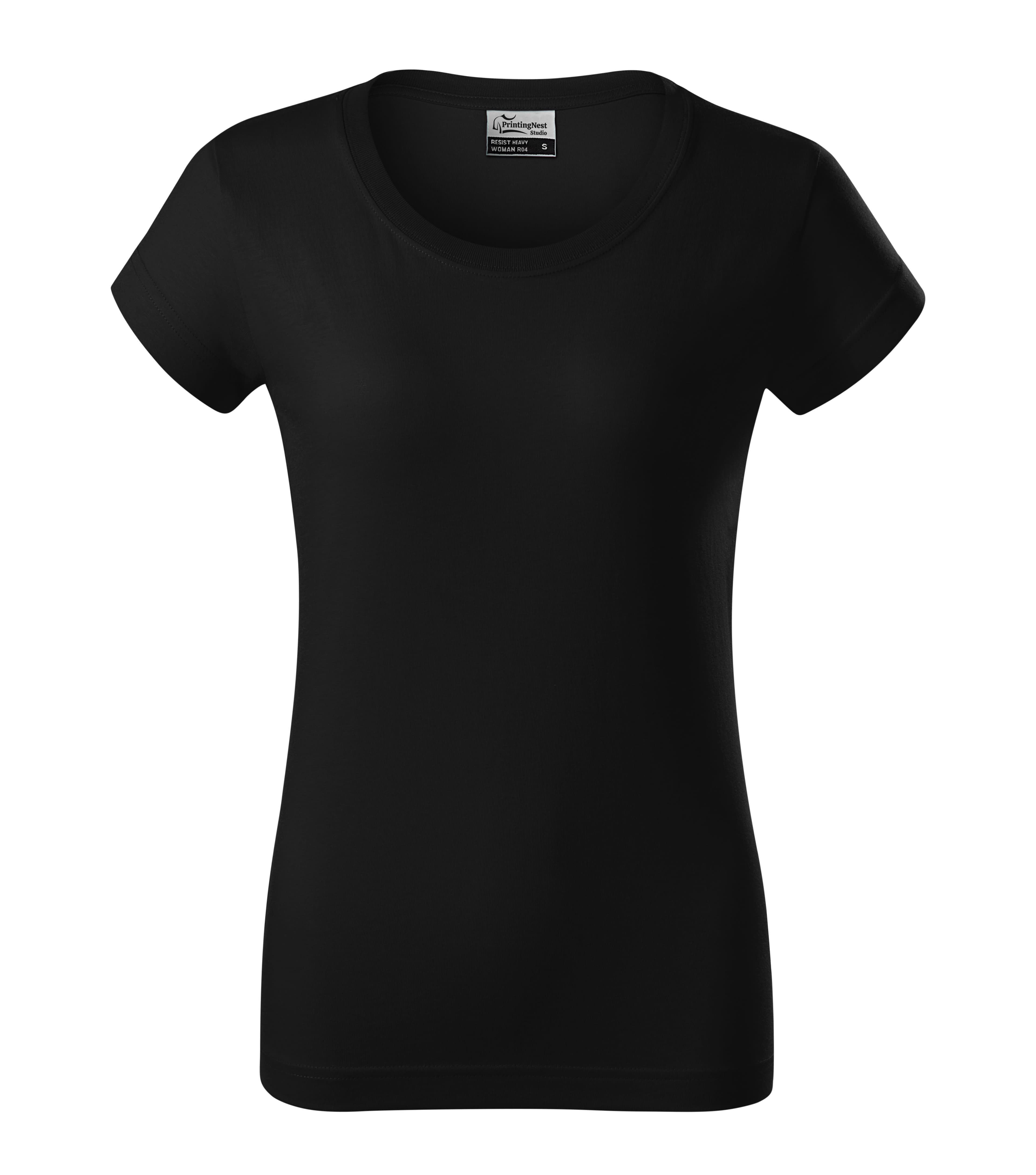 Pure Alloy - T-shirt dames 100% voorgekrompen katoen - R04 in Zwart