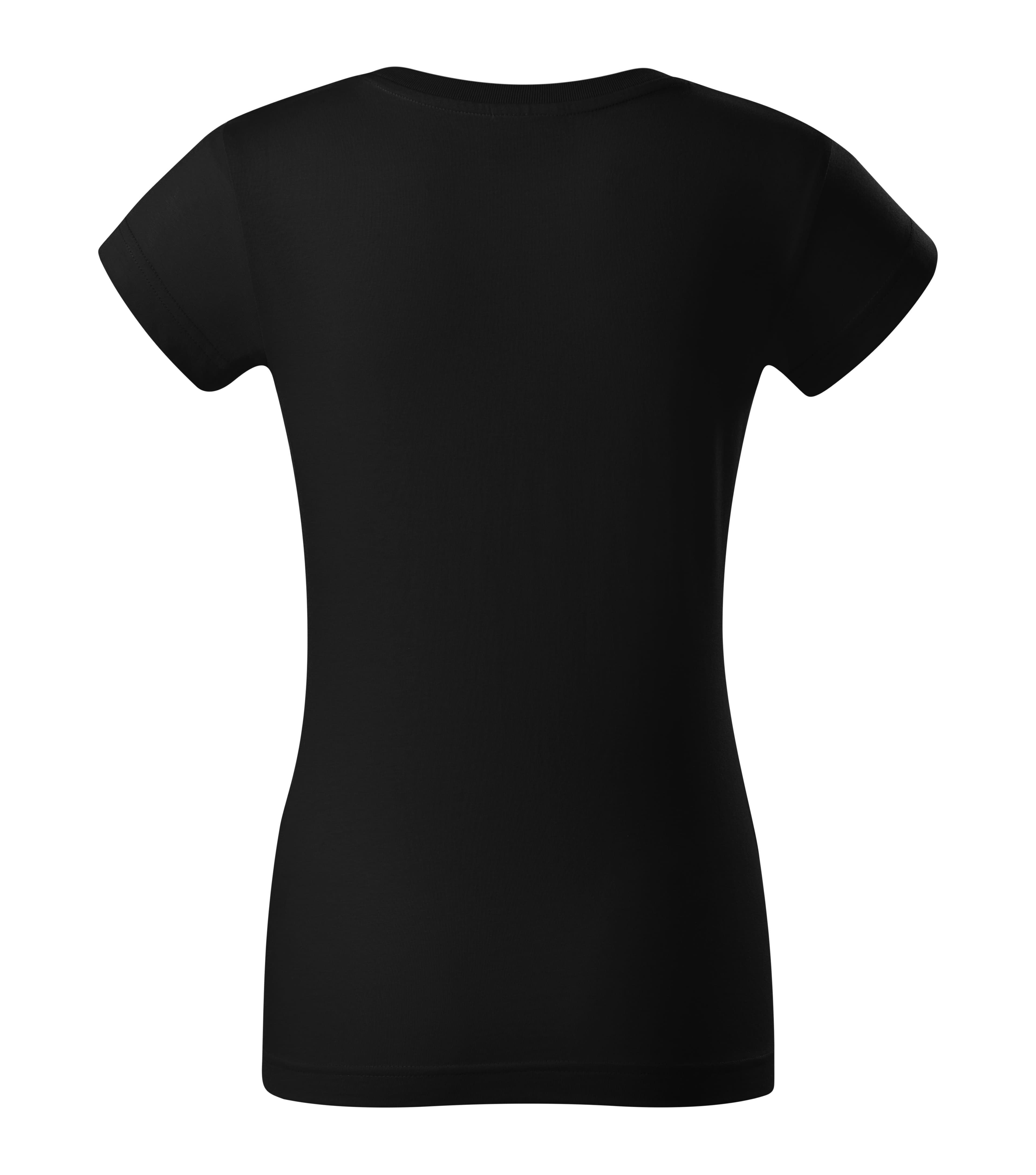 Pure Alloy - T-shirt dames 100% voorgekrompen katoen - R04 in Zwart