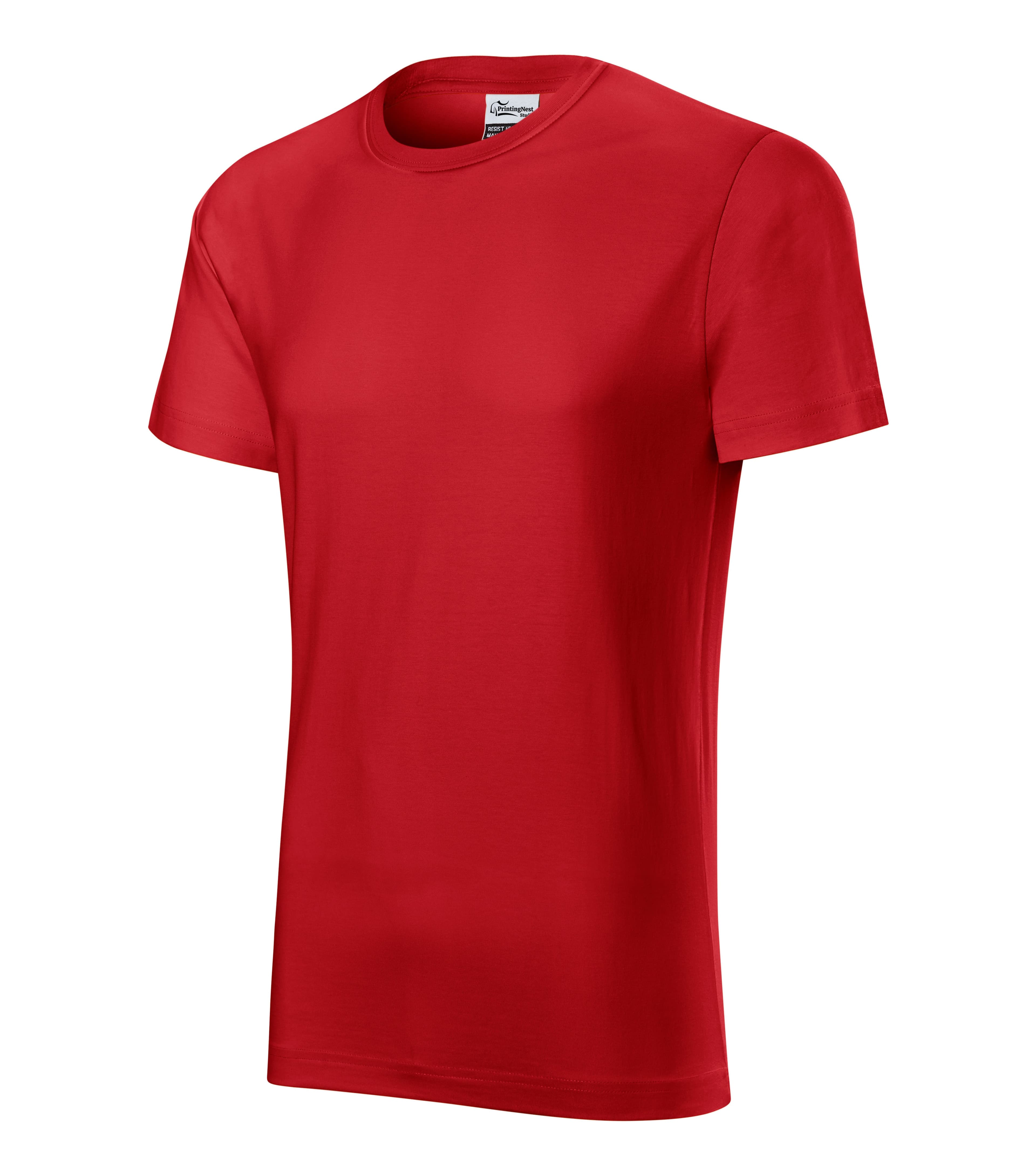 Aero Forge - T-shirt heren 100% voorgekrompen katoen - R01 in Rood