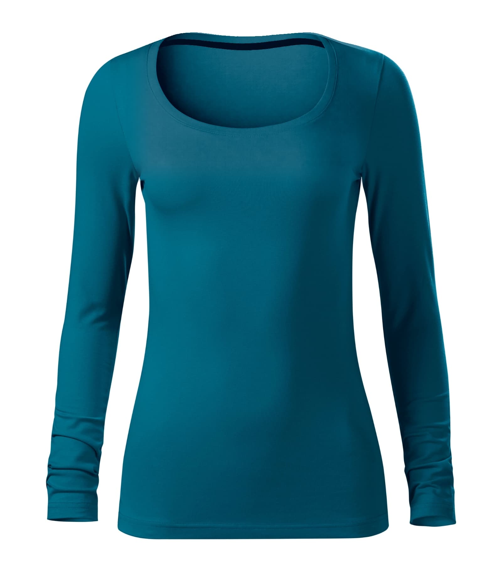 Sterling Cove - T-shirt dames 95% katoen 5% elastaan - 156 in petrolblauw