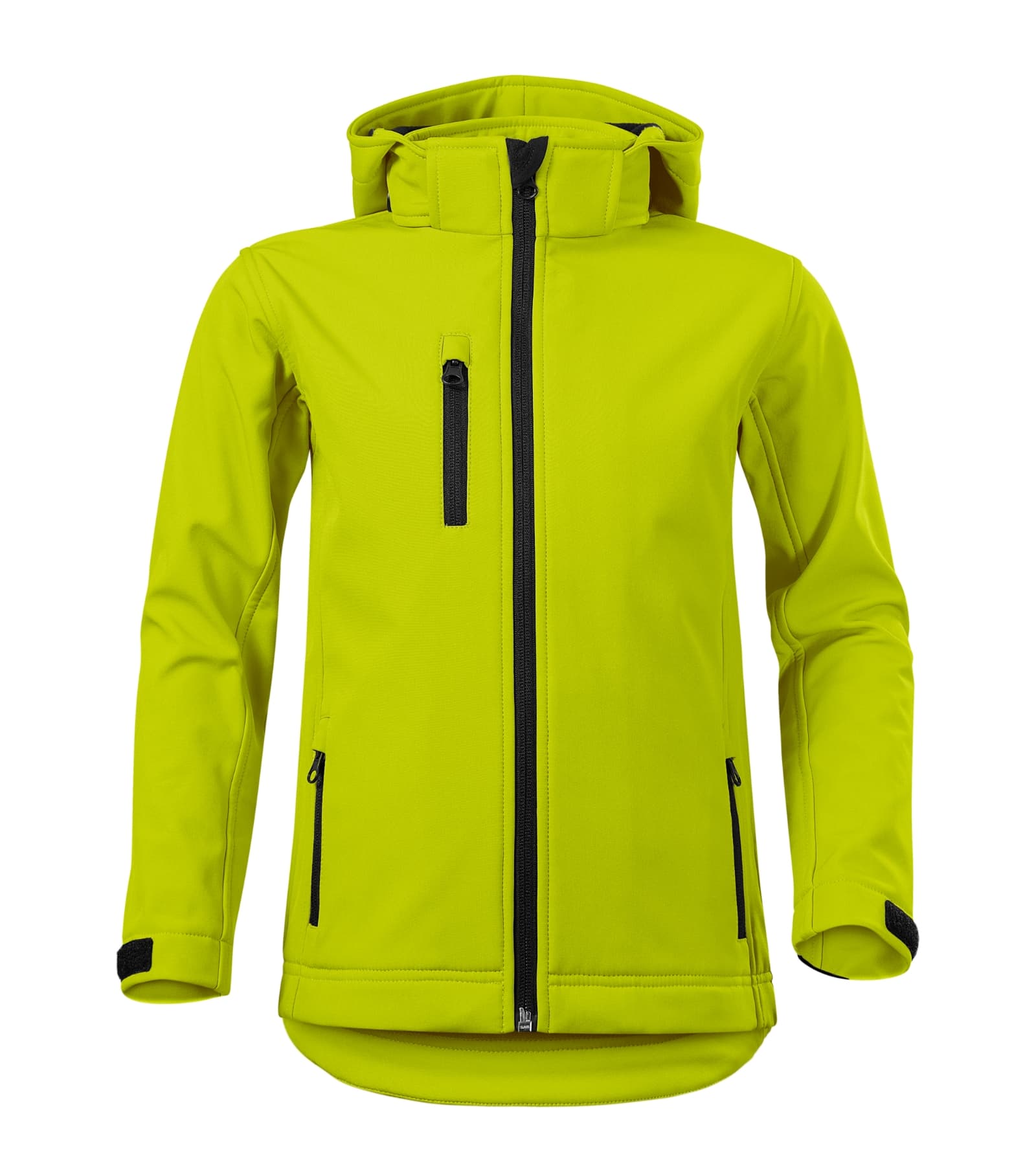 Drift Bloom - Veste softshell enfant 94% polyester, 6% élasthanne membrane TPU micropolaire: 100% polyester - 535 en vert citron