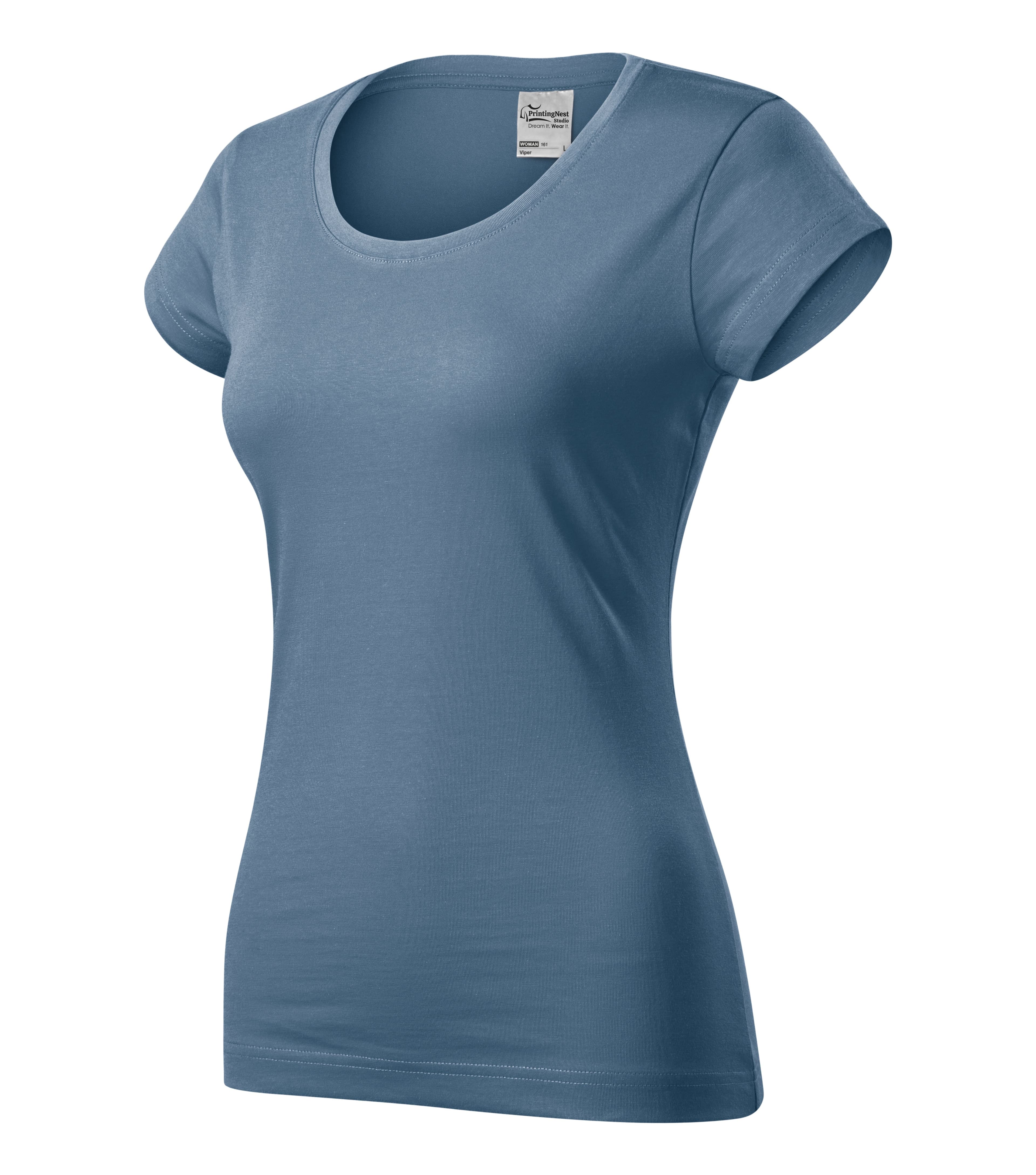 Velvet Horizon - T-shirt women‘s 100% katoen - 161 in denim