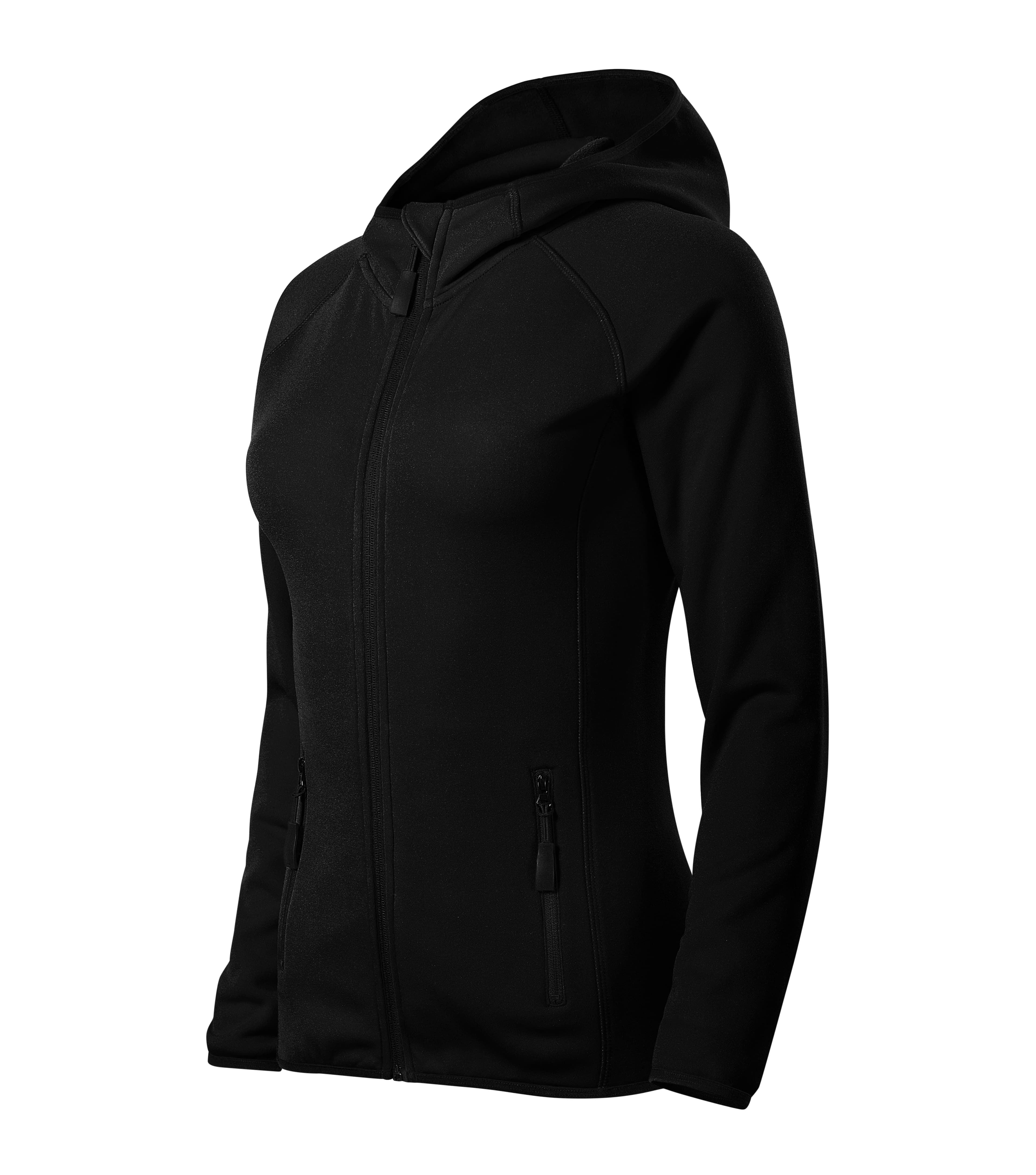 Vespera - Stretche Fleece dames 95% polyester 5% elastaan - 418 in Zwart
