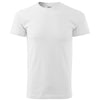 Atlas Horizon - T-shirt heren 100% katoen siliconen finish - 129 - White