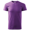 Atlas Horizon - T-shirt heren 100% katoen siliconen finish - 129 - Purple