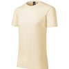 T-shirt heren 100% merinowol - 157 - almond