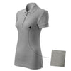 Amarine - Poloshirt dames 100% katoen - 213 - Dark gray melange
