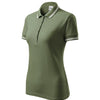 Rose Quartz - Poloshirt voor dames, 65% katoen, 35% polyester - 220 - khaki