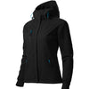 Aurelia Crest - Softshelljack voor dames, 96% polyester, 6% elastaan, Nanotex, waterdicht - 532 - Zwart