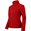 Velora Mist - Softshelljack voor dames, 94% polyester, 6% elastaan ​​- 537 - Red