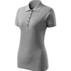 Celestine - Poloshirt dames 65% katoen 35% polyester GRATIS - F10 - Dark gray melange