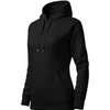 Solene - Sweatshirt voor dames, 65% katoen, 35% polyester - F14 - Zwart