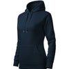 Solene - Sweatshirt voor dames, 65% katoen, 35% polyester - F14 - Navy blue