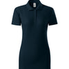 Morganite - Poloshirt voor dames, 65% katoen, 35% polyester - P22 - Navy blue