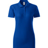 Morganite - Poloshirt voor dames, 65% katoen, 35% polyester - P22 - royal blue