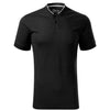 Drakon Sphere - Poloshirt voor heren, 100% katoen, bomberkraag - 273 - Zwart