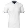 Drakon Sphere - Poloshirt voor heren, 100% katoen, bomberkraag - 273 - White