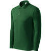Helion Prime - Poloshirt heren 65% katoen 35% polyester (lange mouw)- 221 - bottle green