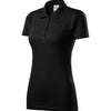 LyraBloom - Poloshirt dames 100% katoen - 223 - Zwart