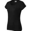 Pure Alloy - T-shirt voor dames, 100% voorgekrompen katoen - R04  - Zwart