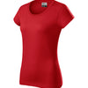 Pure Alloy - T-shirt voor dames, 100% voorgekrompen katoen - R04  - Red