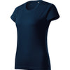 AeroLuxe - T-shirt voor dames, 100% katoen - F34  - Navy blue