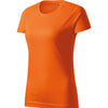 AeroLuxe - T-shirt voor dames, 100% katoen - F34  - Orange