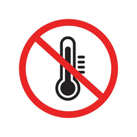 Vermijd hoge temperaturen