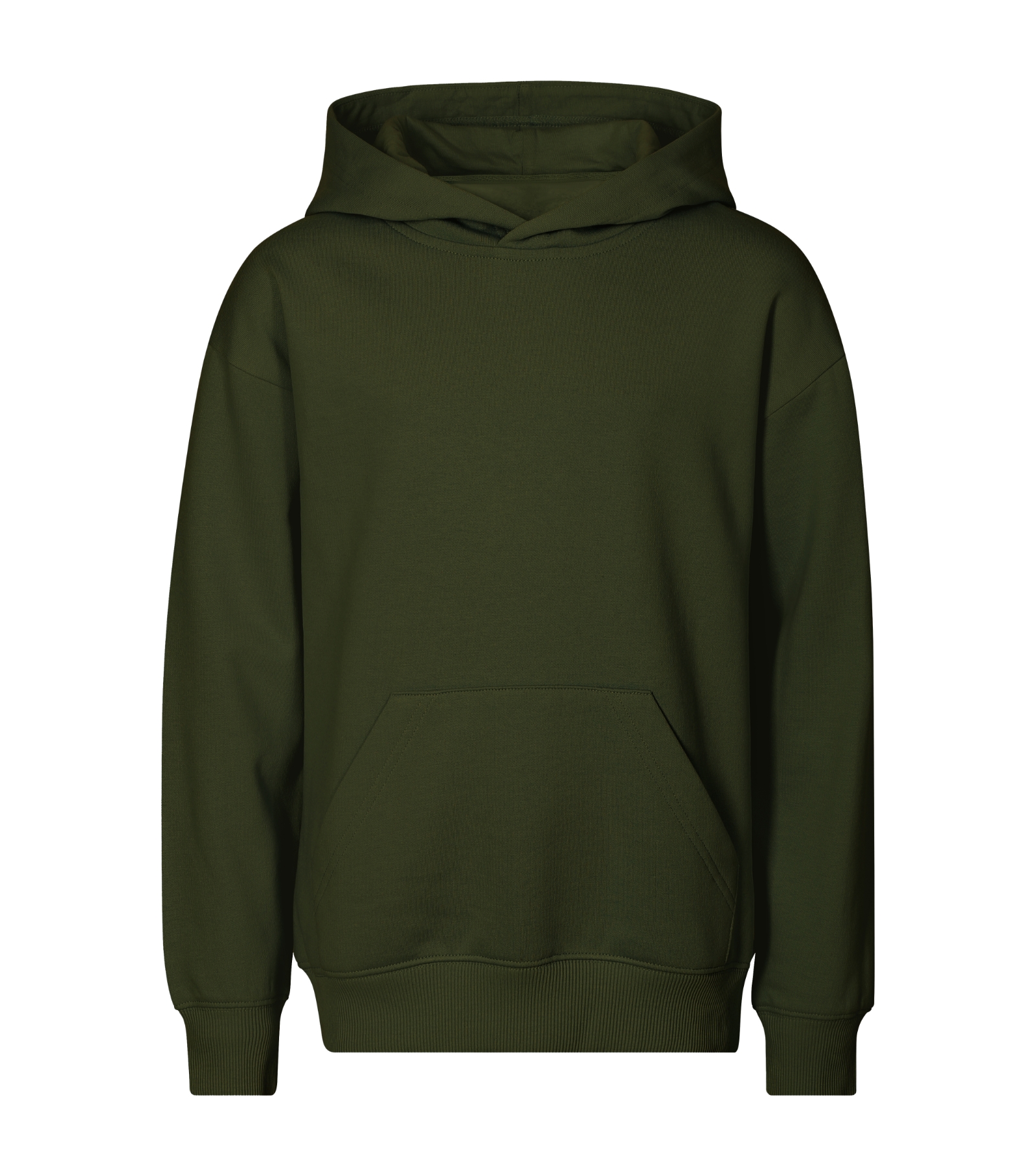 Indigo Wave - Sweater kinderen 60% katoen, 40% polyester - 423, Militairgroen, maat 158 cm/12 years