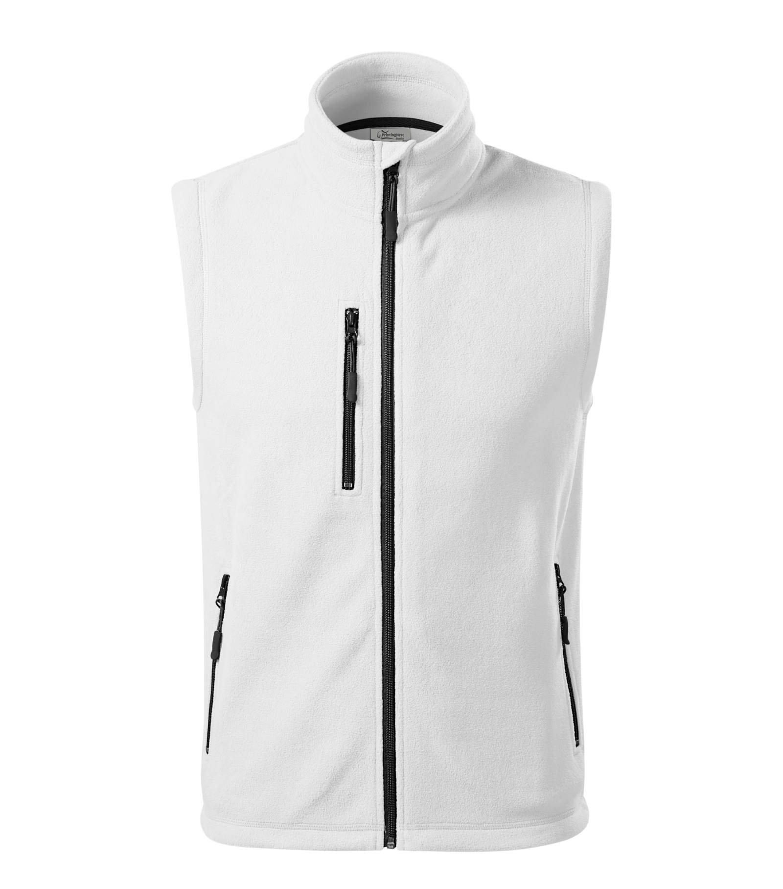 Cinder Horizon - Fleecebodywarmer unisex 100% polyester - 525, wit, maat XS