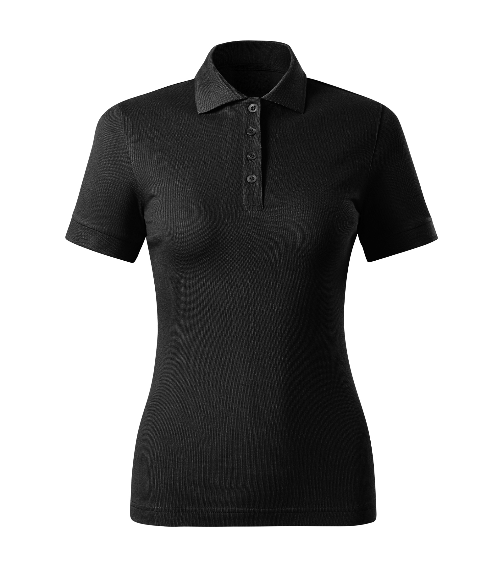 Solace Avenue - Poloshirt dames 100% voorgekrompen katoen - R21, Zwart, maat 2XL