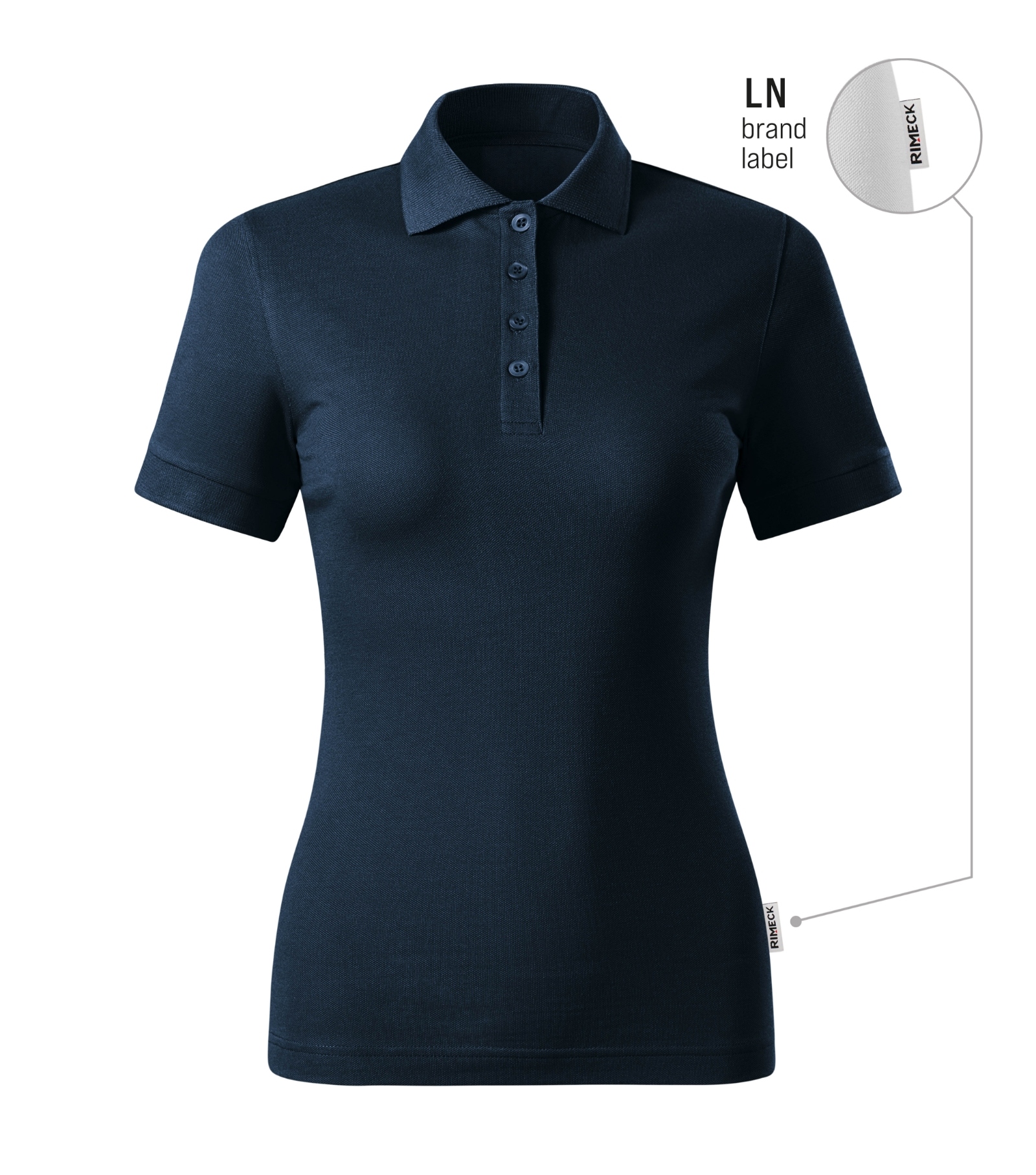 Resist Heavy Polo - navy blue 02 (brand label) - a
