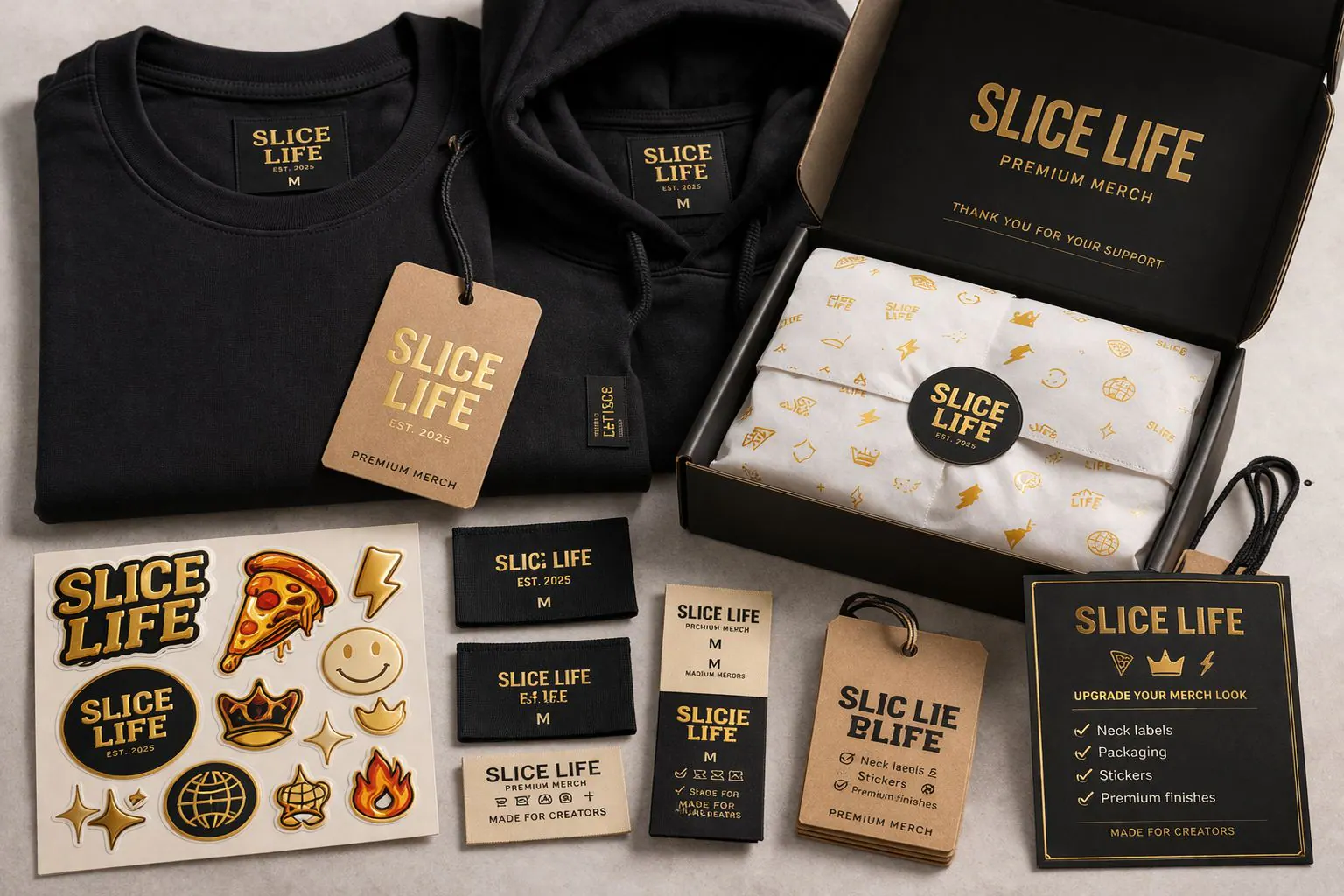 Geef je merch een premium uitstraling