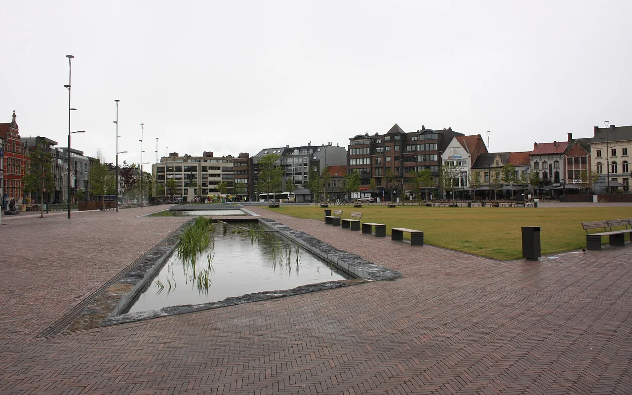 De Grote Markt in Sint-Niklaas
